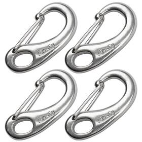 Hooks.304 Kjxxkj Sus-h304 Kjxxkj4 Pack Of 2-3/4 Inch Spring Snap Stainless Steel Rust Resist