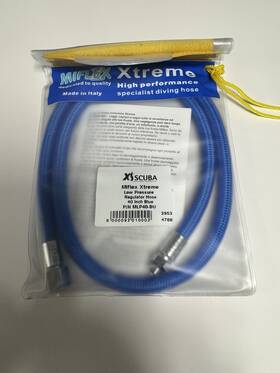 Mlp40-bu Miflex Xtreme Low Pressure Regulator Hose 40 Inch Blue Scuba Lp