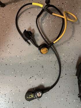 23-2801 Oceanic Px2 1st Stage With Alpha 8 And Slimline Octo Navcon Console