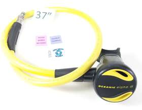 4081 Oceanic Alpha 8 Octo Octopus 2nd Stage Regulator Scuba Dive Yellow #4081