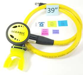 4086 Oceanic Slim Line 2 Yellow Scuba Dive Octo Octopus 2nd Stage Regulator Slimline