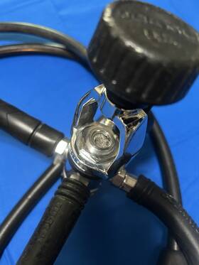 5269 Oceanic Regulator Set 1st And 2nd Stage With Gauges
