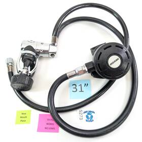 3949 Oceanic 5273 Alpha Regulator Set 1st And 2nd Stage Scuba Dive Yoke