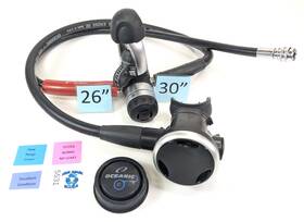 5531 Oceanic Gt Dx4 Regulator Set Scuba Dive 1st And 2nd Stage Inflator Hose #5531