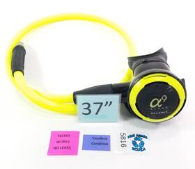 5816 Oceanic Alpha 9 Octo Octopus 2nd Stage Regulator Scuba Dive Yellow #5816