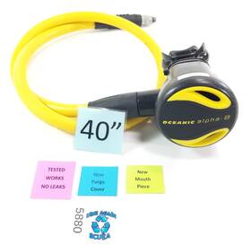 5880 Oceanic Alpha 8 Octo Octopus 2nd Stage Regulator Scuba Dive New Purge Cover