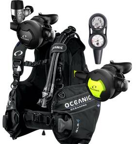 Css11779 Oceanic Alpha 10 Ocean Pro Veo Computer Package Scuba Diving Regulator Xl