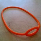 Octoneck-or Silicone Gear Octopus Necklace Orange