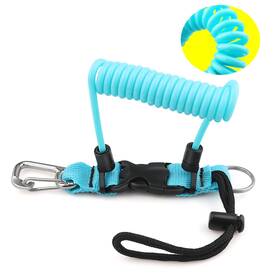 Owe-02 Owekfifv Scuba Diving Coil Landyard Stainless Steel Spring Coiled Camera Lanyard With