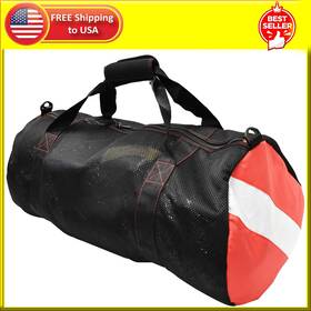 Scmb-10 Palantic Scuba Choice Collapsible Mesh Duffle Bag For Dive Equipment With Shoulder Strap