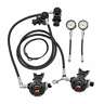 Pk5300bar-sm-rr Dive Rite Regulator Sidemount Set Din With Bar 879642001276
