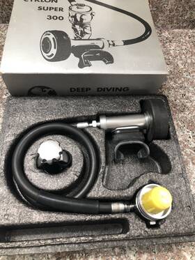 53781 Poseidon Scuba Vintage Cyclon Super 300 - Nib Serial #53781