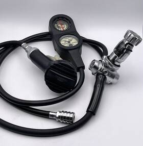 81018302 Poseidon Jetstream 2nd Stage Regulator With 2960 First And Oceanic Gauge