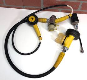 81018311 Poseidon Scuba Diving 1st Stage Regulator And Gauge