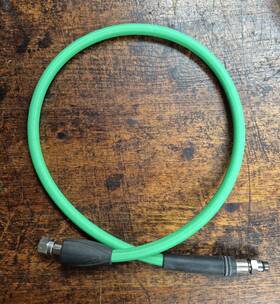 En250cco120 Pps35bar 40 Inch Low Pressure Regulator Hose/standard Unf 3/8 1st Stage Threads/2 Hosegaurds