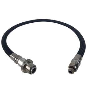 Qf025 Promate Scuba Dive Bc Standard Power Inflator Hose Dry Suit Quick Disconnect Flex