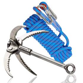 Quadpalm 060845100148 Grappling Hook With 10m Rope Multifunctional Grapple - 4 S