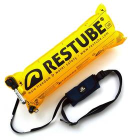 Rt-01101-sb Restube Beach One-pull Inflatable Water Safety Buoy Sea Blue