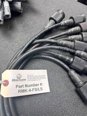 Rmk-4-fs Rovsco Rmk-4-fs/ls In-line Rubber Molded Connector - 4 Pin Female Subsea
