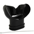 Scmp-24 Scuba Diving Black Silicone Comfort Bite Mouthpiece Regulator 608866392040