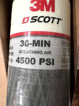 Tc-3ccm-310 Scott Spare-cylinder And Valve Assembly Carbon Composite Cylinder