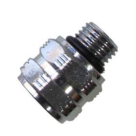 As568-012-n70 Scuba Choice 608939468252 Adaptor M-7/16-20 F-3/8-24 7/16-20 Unf-2a 3/8-24 Unf-2b