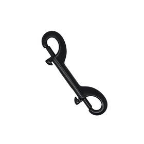 Scuba Choice 627154156812 Black Stainless-steel Double Ended Snap Bolt Clip 118mm Max Opening 10mm H