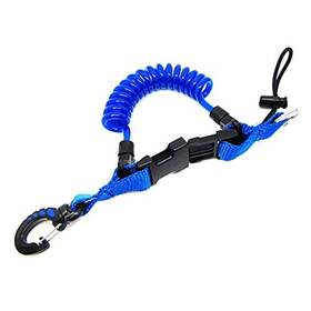 Scuba Choice 742128247843 Diving Shark Coil Lanyard With 1 Snap And Quick Release Buckles