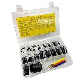 Scuba Choice 744288352399 Diving O-ring Kit With Brass Pick - 200-piece Set For Dive Gear Mainten