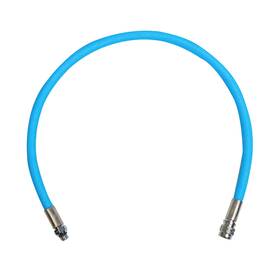 Sclp-150-bc-bl Scuba Choice 27-inch Blue Low Pressure Braided Hose For Standard Bcd 1 000 Psi Working Pr