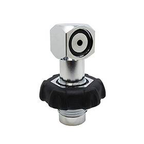 Scsdf-02 Scuba Choice Diving Din To Yoke Adapter - Dive Tank Filler Accessory