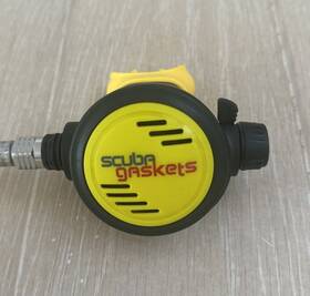 Sgt2 Scuba Gaskets 2nd Stage Octo With Stainless Steel Barrel Incl Hose - Brand New