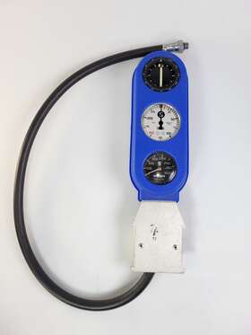 Scubapro 034161003174 Vintage Scuba Diving 3-gauge 3500 Psi Depth Gauge Untested See Listing