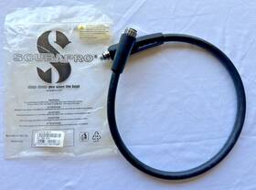 Scubapro 048336092968 Lp Low Pressure Hose For Regulator Primary 75 Cm 29.5 Inch 3/8 Connection