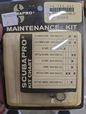 10.750.045 Scubapro Maintanece Repair Kit Mk 25 Af Sa T