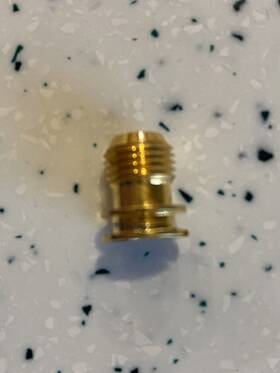 11-109-109 Scubapro Nos Oem 108/hp/156/109/g250 Second Stage Gold Plated Adjustable Orifice