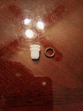 11.500.109 Scubapro New Delrin Orifice Adjusting Screw / Volcano With O-ring P