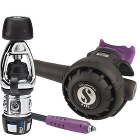 12.118.000-01.040.040 Scubapro Mk2 Evo/r195 Dive Regulator Int With Red Mouthpiece And Hose Protector