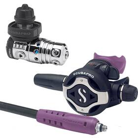 12.620.300-01.040.019 Scubapro Mk25 Evo Din 300/s620 Ti Dive Regulator With Mouthpiece And Hose Protector