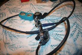 4900535 Scubapro Vintage Mks Regulator 1st And 2nd Stage Diving Gear Equipment