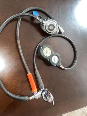Mark10 Scubapro Scuba Diving R109 1st And 2nd Stage Regulator Set Up Works Great