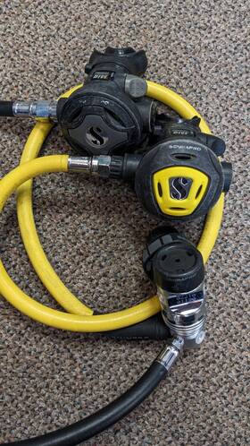 S600 Scubapro R635 Scuba Pro Mk25 S600/r635 Regulator Din - Used