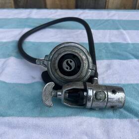 S-0518 Scubapro Vintage Regulator 1st And 2nd Stage Model #