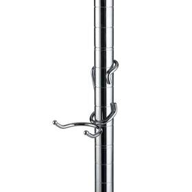 Shelf Pole Hooks Think Outside The Pole 860000727020 5-pack Black C And Utility Snap-on Hanging For