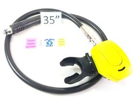 4901 Sherwood Scuba Minimus Octo Second 2nd Stage Dive Regulator Yellow Octopus Slim