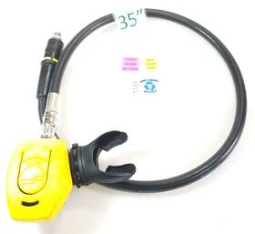 4911 Sherwood Scuba Minimus Octo Second 2nd Stage Dive Regulator Yellow Octopus Slim