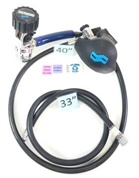 4924 Sherwood Scuba Maximus Dive Regulator Set Yoke 1st And 2nd Stage Adjustable
