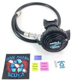 6009 Sherwood Scuba Oasis 2nd Stage Diving Regulator Or Octo Excellent
