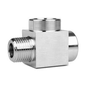 Npt1 Shinyerpan Npt1/8 1 Piece 1/8 Npt Tee Fittings Female To Male 3way Connector Fab