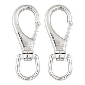 Ssbs-010 Shonan.systems Large Stainless Steel Swivel Snap Hooks 2 Pack 4.6 Inch Heavy Duty Bo